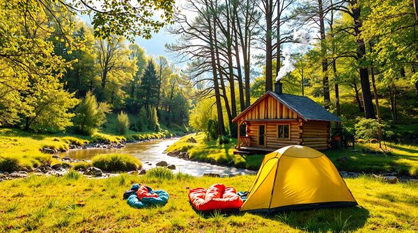 Découvrez les hébergements variés du camping l'argentière