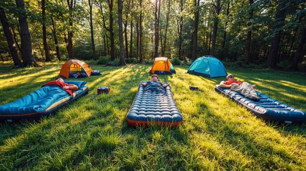 Top 5 matelas de camping pour un confort optimal en plein air