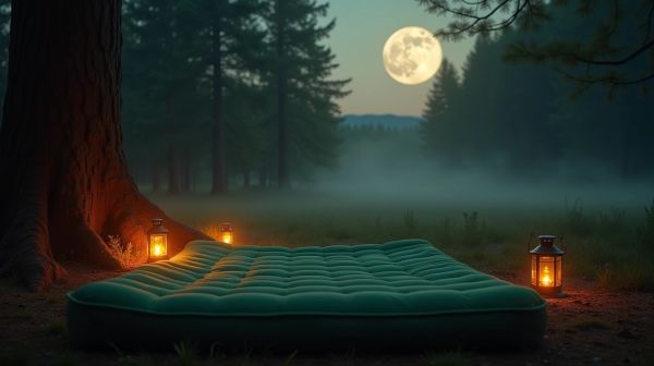 Un matelas de camping confortable pour des nuits paisibles